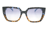 Square Sunglasses "BLUE/ORANGE TORTOISE" MCM723S-461