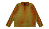 Matty Boy Stripe Long Sleeve Polo "Brown / Green" CHRM0840