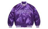 Champion® Satin Varsity Jacket "SS 26 - Purple" SU27454