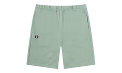 AAPE One Point Fleece Shorts "Green" 9G00B8X0