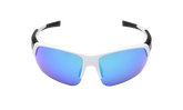 Changeup Dual Sunglasses "Blue Multiflection - Satin White" 8600129 110161