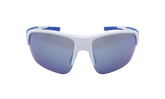 Changeup Dual Sunglasses "Gray Mirror - Shiny White / Royal Blue" S8650129 040