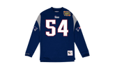 NFL Name & Number Longsleeve "New England Patriots - Navy" NNLSMG18064 NEPNAVY04TBS