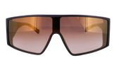Shield Sunglasses "Matte Black/Gold" MCM688S-015