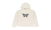GATHERED DUOFLY PULLOVER HOODIE "IVORY" WDWMHDS 0068