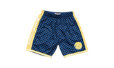 NBA Checked Swingman Shorts "Golden State Warriors - Blue" BA3A4I GSW B N0C
