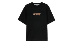 Glitz Carlos Over Skate Short-Sleeve Tee "Black / Silver" OMAA120F22JER0161072