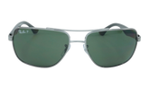 SQUARE Polarized Sunglasses "GUNMETAL" RB3483-004-58_60