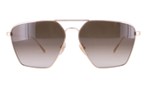 Rectangle Sunglasses "Shiny Gold" MCM130S-739