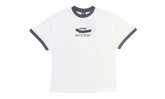 3D Logo Ringer Short Sleeve T-Shirt "White / Black" SMT152 1WB