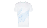 Crocodile Print Organic Cotton T-Shirt "White" TH2604 001