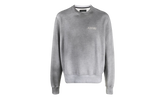 Aged Puff Logo Crewneck Sweatshirt "Grey" AW22MJL052 030