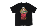 MIXED PRINTED VINTAGE T-SHIRT "WASHED BLACK" PGR XTSH 0007