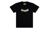 Floral Logo Short Sleeve Tee "Black" DT361