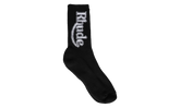 Vertical Race Track Sock "Black / White" RHFW25SO05750 3028