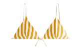 Lucia II Kith Stripe Triangle Top WMNS "Pastel Yellow" KITH122
