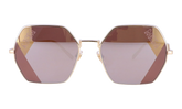 Hexagon Sunglasses "Shiny Gold" MCM126S-717