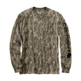 Loose Fit LS Camo Print Tee -Mens