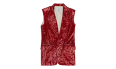 Sequin Sleeveless Blazer WMNS "Red" VAQSS20OW08