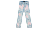 Who Decides War Jeans "Blue Easter Pink" 251389M186006