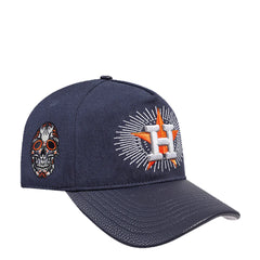 Astros Eternal Skull Pro Pinch Strapback