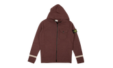 Knit Wool Blend Zip-Up Hoodie "Wine Purple" 95 STI 1017