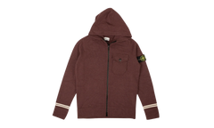 Knit Wool Blend Zip-Up Hoodie "Wine Purple" 95 STI 1017