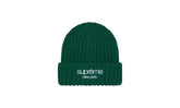 Classic Logo Chunky Ribbed Beanie "FW24 - Dark Green" SU845