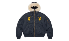 Playboy® Hooded MA-1 "SS26 - Navy" SU27111