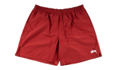 Basic Logo Water Short "Red" STUS432