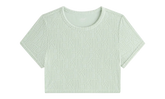Yeni Monogram Towel Ringer Tee WMNS "Green" khw030572 4008