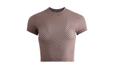 Mulberry Sheer Monogram Tee WMNS "Brown" khw030293 210