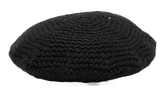 KNITTED BERET "Black" S50TC0072S18420900