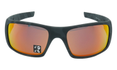 Crankshaft Polarized Sunglasses "Matte Black Camo / Ruby Iridium Polarized" OO9239 30