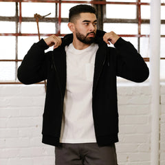 Sherpa Lined FZ Hoody - Mens