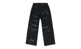 DISTRESSED PATCH WORK SWEATPANTS "Black" PGR XJNS 0001
