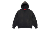 Overdyed Studded Hooded Sweatshirt "SS26 - Black" SU27374
