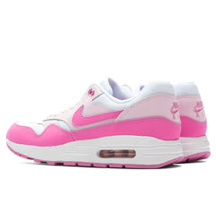 Air Max 1 (GS) - White/Playful Pink/Pink Foam