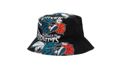 NBA Hardwood Classics Cut Up Bucket Hat "Charlotte Hornets - Black" BUCKSH21322 CHOBLCK