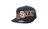 MLB Cooperstown Full Frontal Snapback Cap "San Diego Padres - Navy" HHSS7494 SDPYYPPPNAVY
