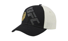 UFC Structured Flex Hat "World Champion - Black / Cream / Gold" M737Z 040 UWCG
