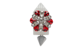 Rhinestone Cufflinks "Silver / Red" SM1VM0006P6479980