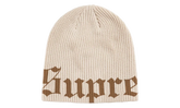 Old English Printed Beanie "SS26 - Stone" SU27144