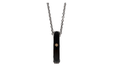 PENDANT NECKLACE WITH STAR DETAIL "Black / Silver" SM1UU0056P6478964