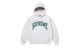 Cracked Raglan Zip Up Hooded Sweatshirt "SS26 - Grey" SU27506