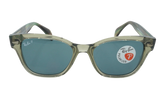 SQUARE POLARIZED SUNGLASSES "TRANSPARENT GREEN" RB0880SF-6635-3R_53