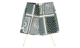 Card Print Swim Trunks "Green" RHDMACC0055 GRN