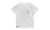 Cemetery Cross Red Horseshoe Tshirt "White/Red" CHRM0687