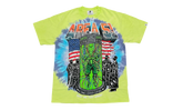 Area 51 Logo Short Sleeve Tie Dye Tee "Green" WLA51SSTSTDG