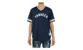 MLB Mesh V-Neck Tee "New York Yankees - Navy" MSPOAJ18001 NYYNAVY1